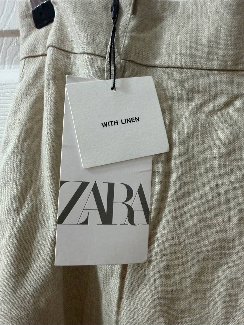 Zara Cream Linen-Blend Maxi Skirt - Picture 3 of 10